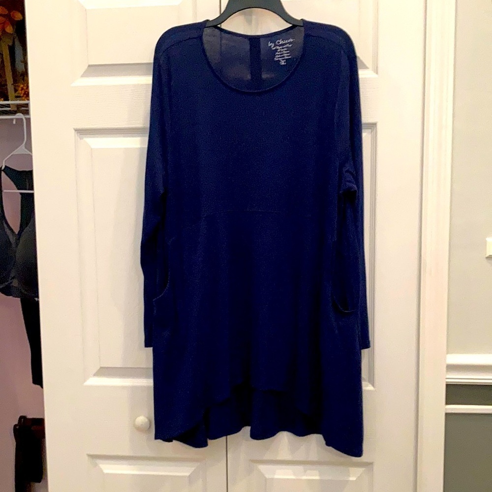 # Navy Chicos tunic/dress (sz 3 = XL)